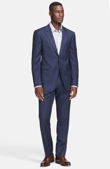 burberry men's milbank navy suit|burberry signatures for men.